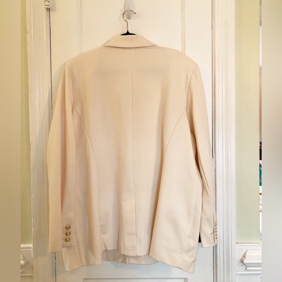 NWT NEW  Chico’s Ponte Blazer in English Cream - Picture 5 of 8